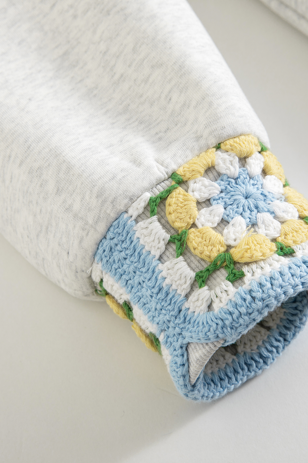 Hand Crocheted Square Hoodie