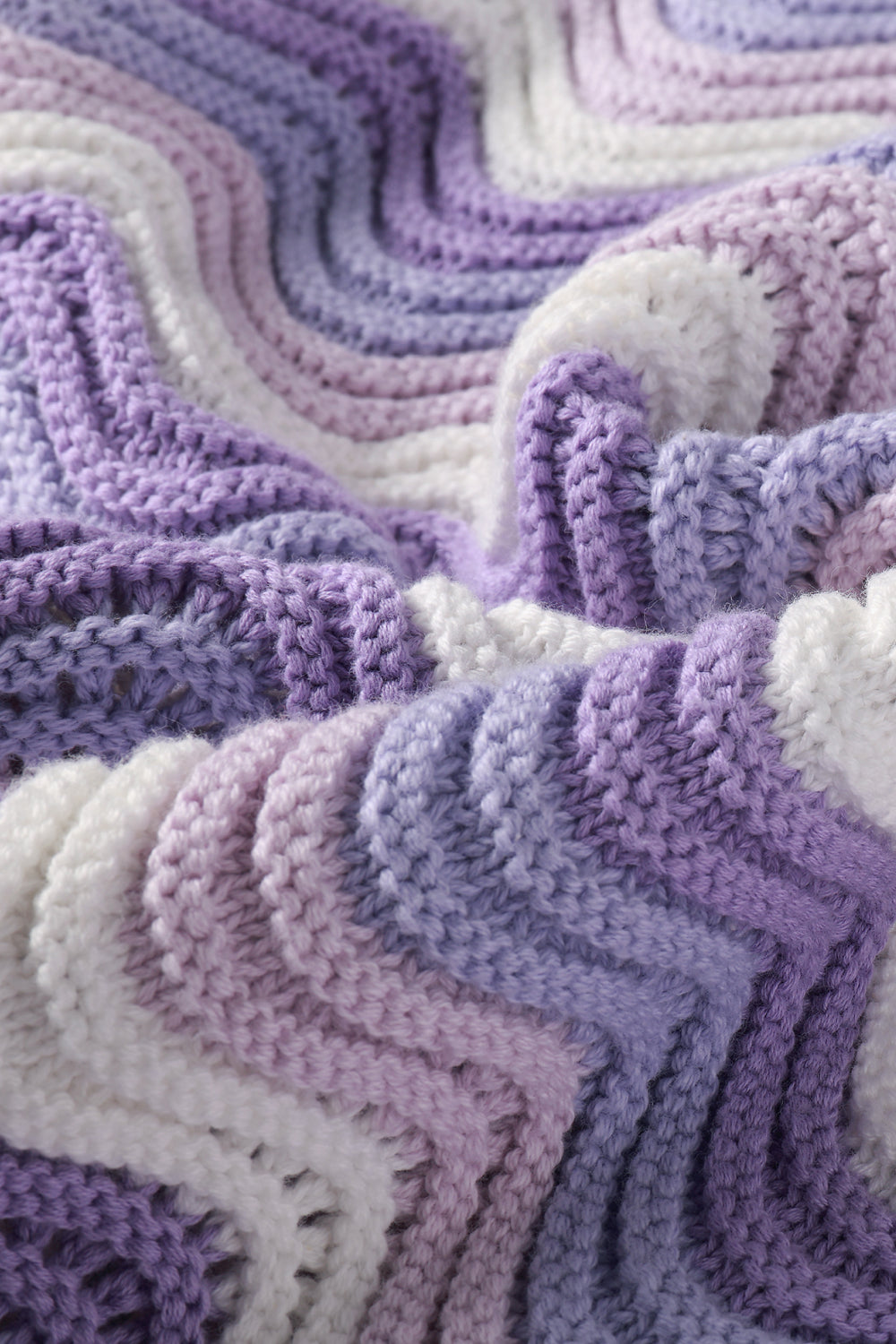 Lavender Gradient Button-Up