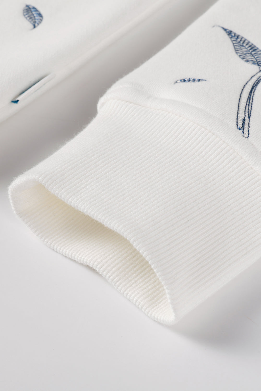 Fine China Embroidery Crewneck