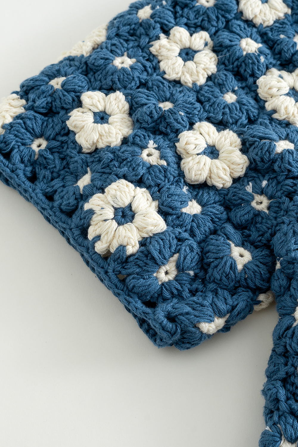 Hand Crocheted Flower Shirt