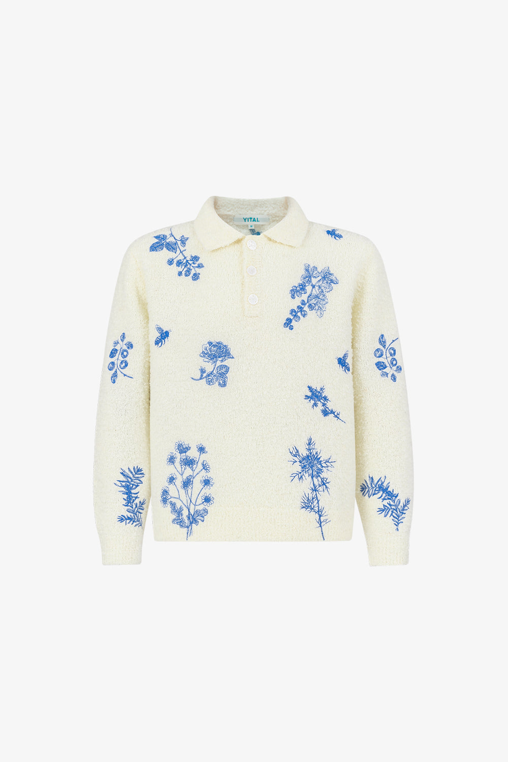 Porcelain Boucle Pullover