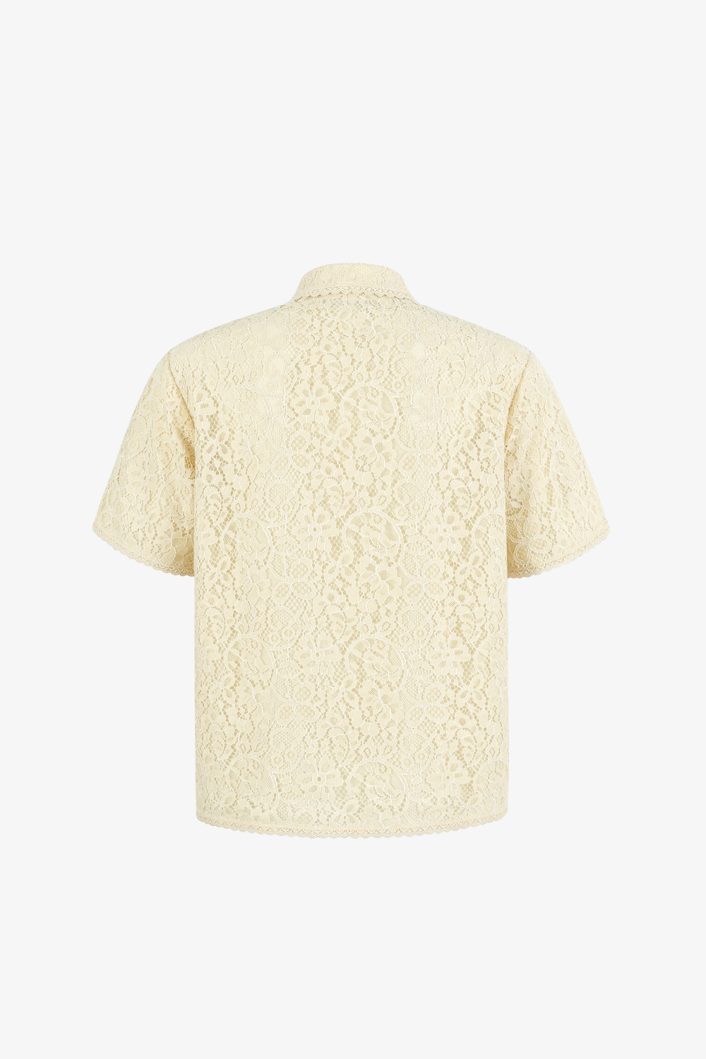 Cream Lace Shirt