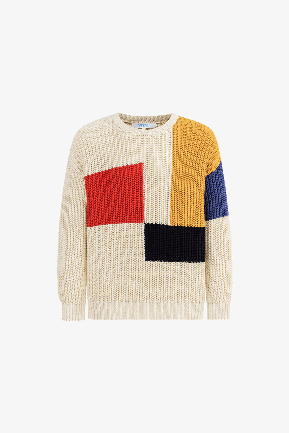 Mondrian Block Sweater