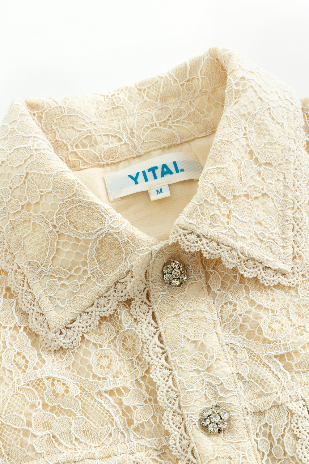 Cream Lace Shirt