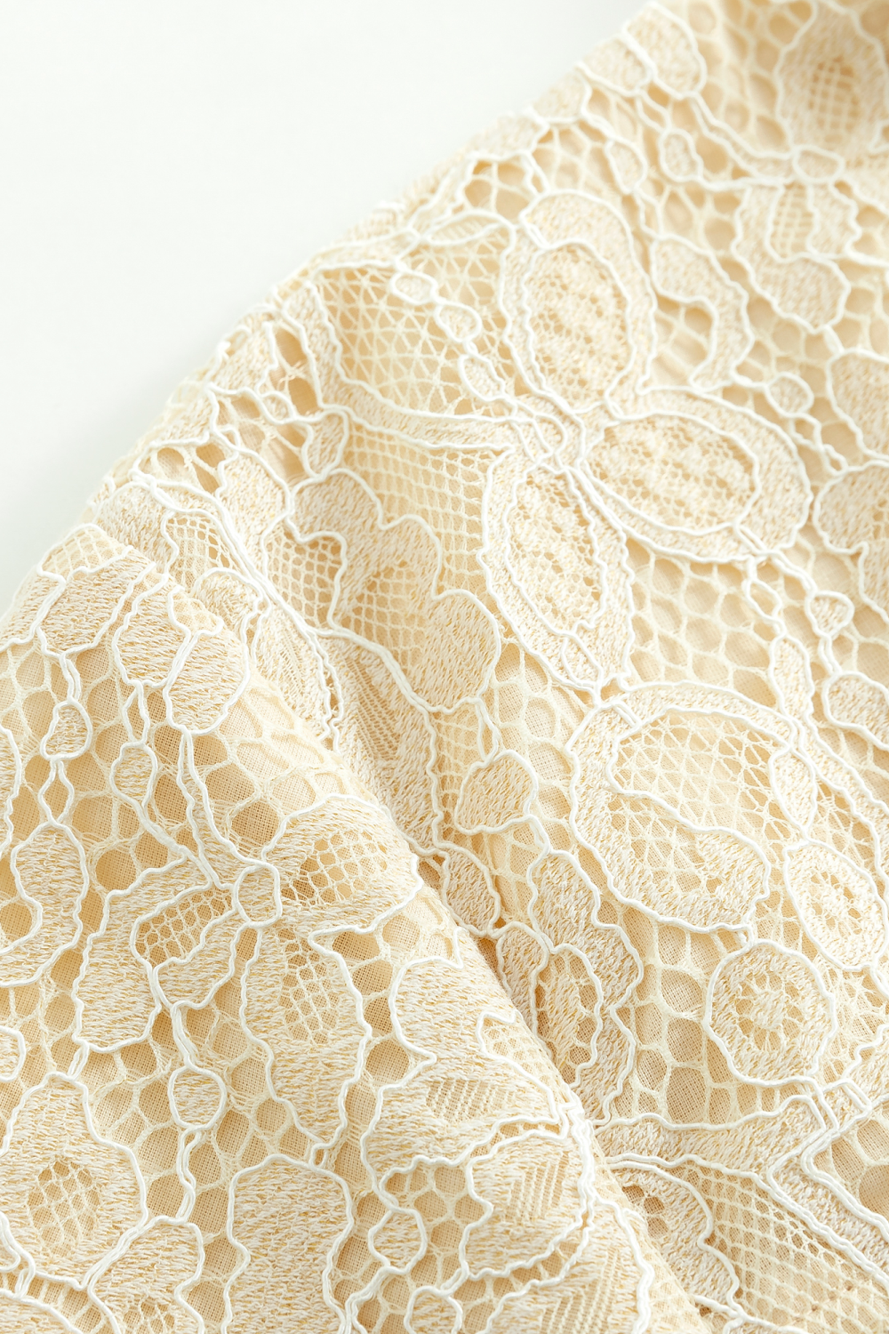 Cream Lace Shirt