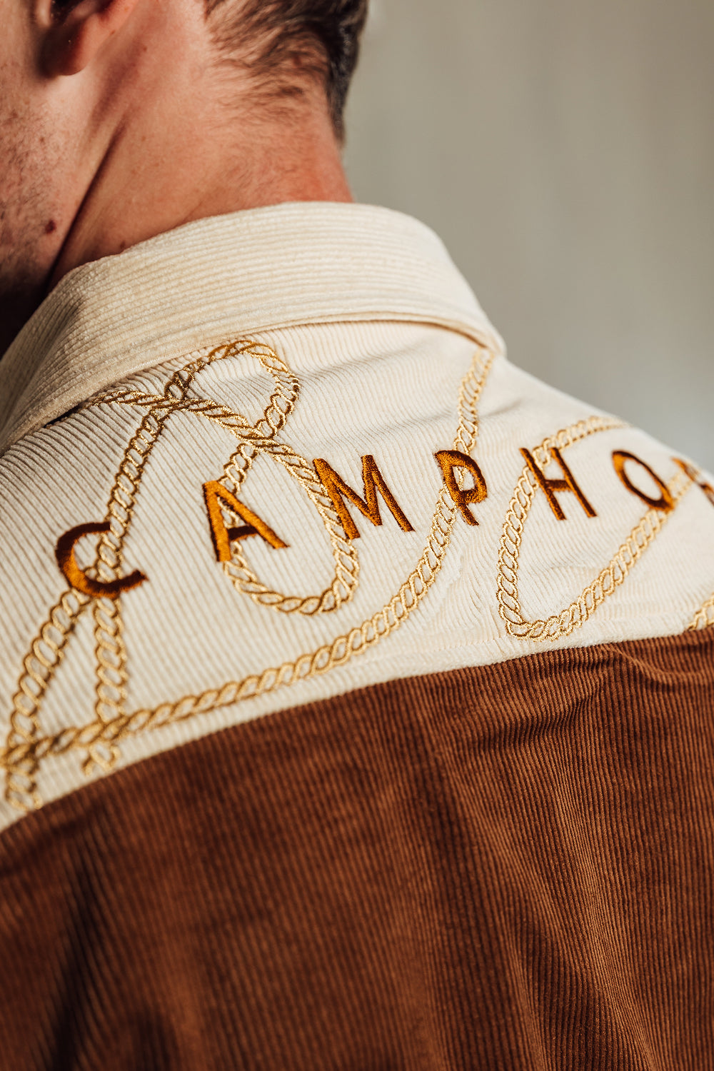 ME N U X Camphor Corduroy Western Shirt