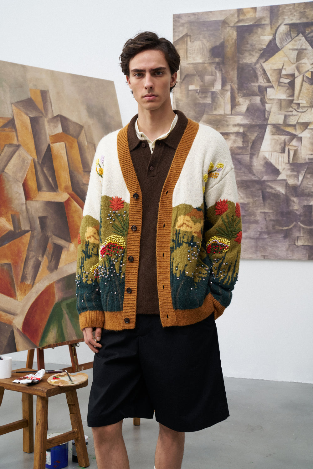 Embroidery Cardigan