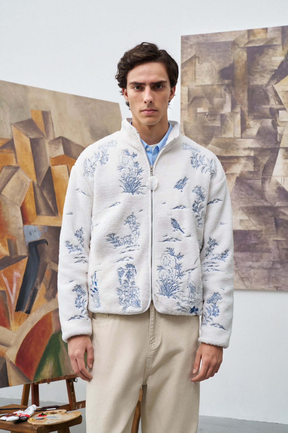 Fine China Full Zip Fleece