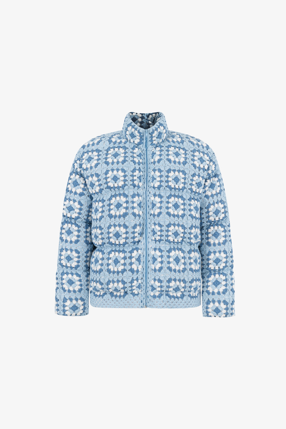 Crochet Square Puffer