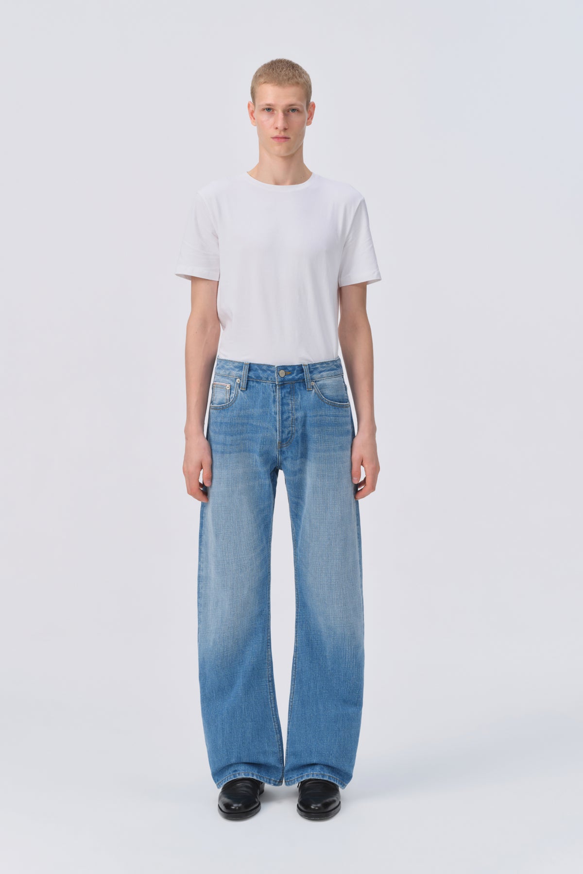 Light Wash Slub Selvedge Bootcut Denim