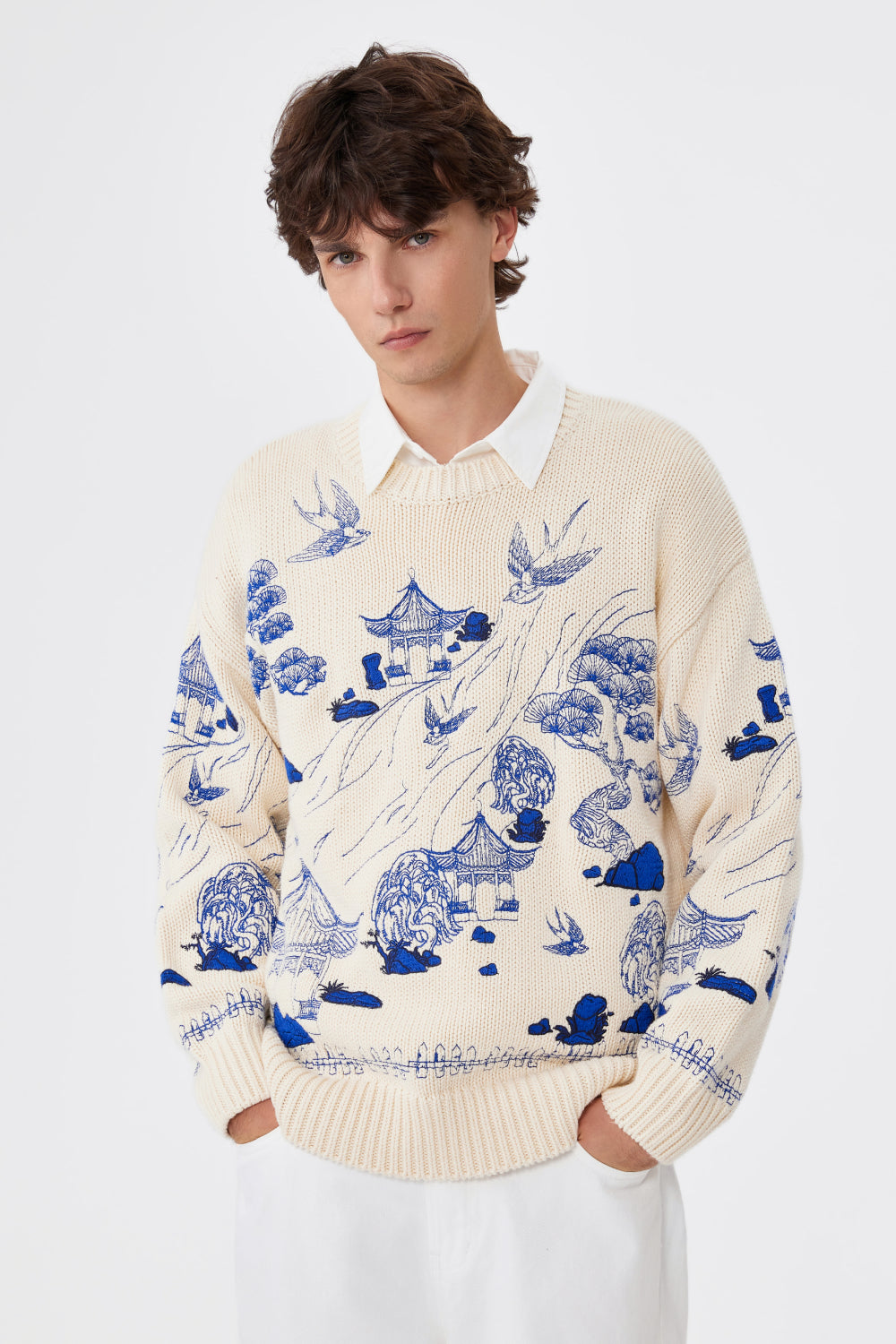Fine China Sweater