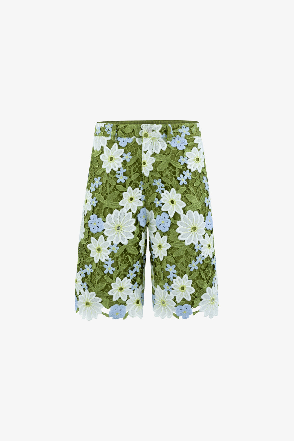 Guipure Embroidery Shorts