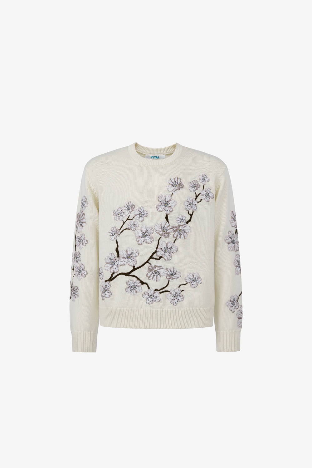 Magnolia Embroidered Knit Sweater