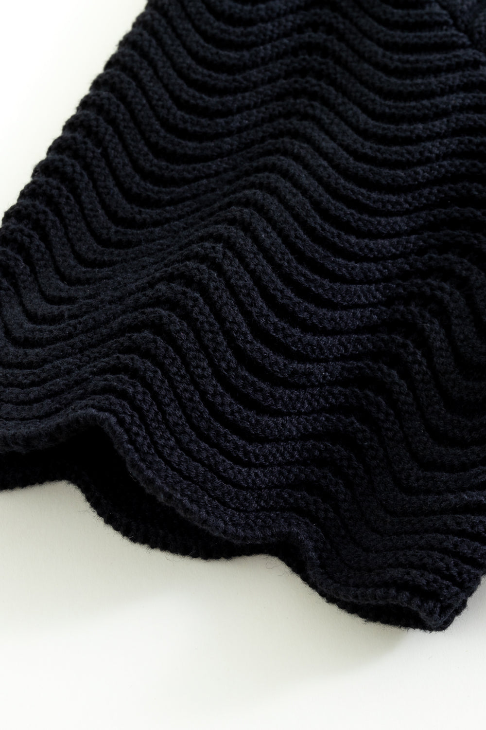 Black Shale Stitch Button Up
