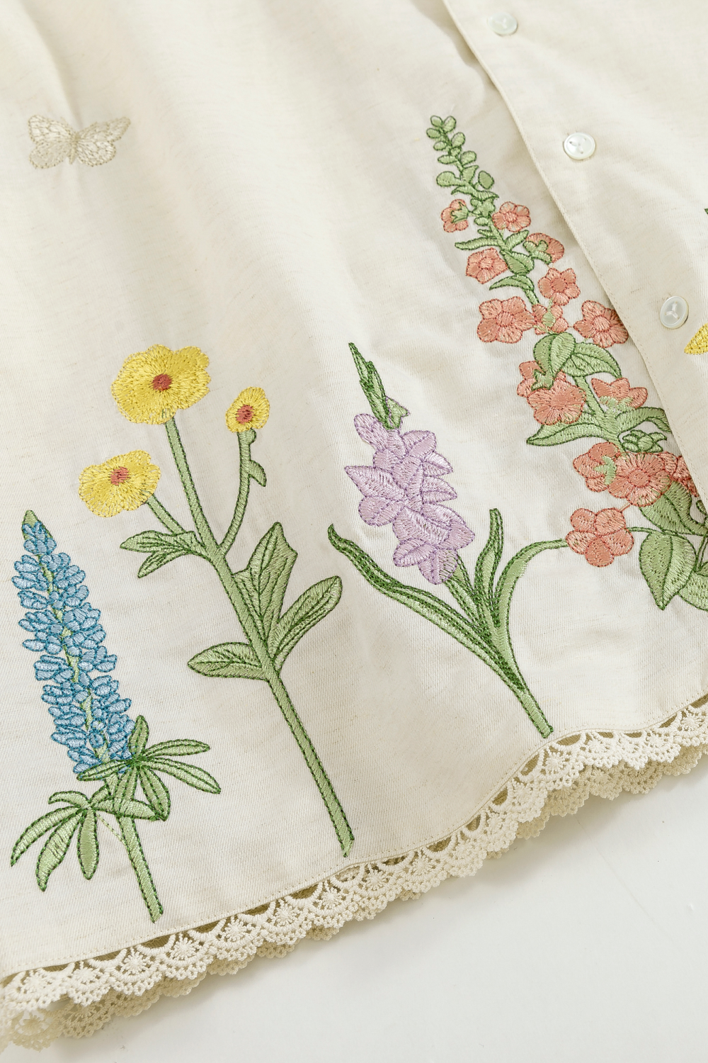 Spring Embroidery Shirt