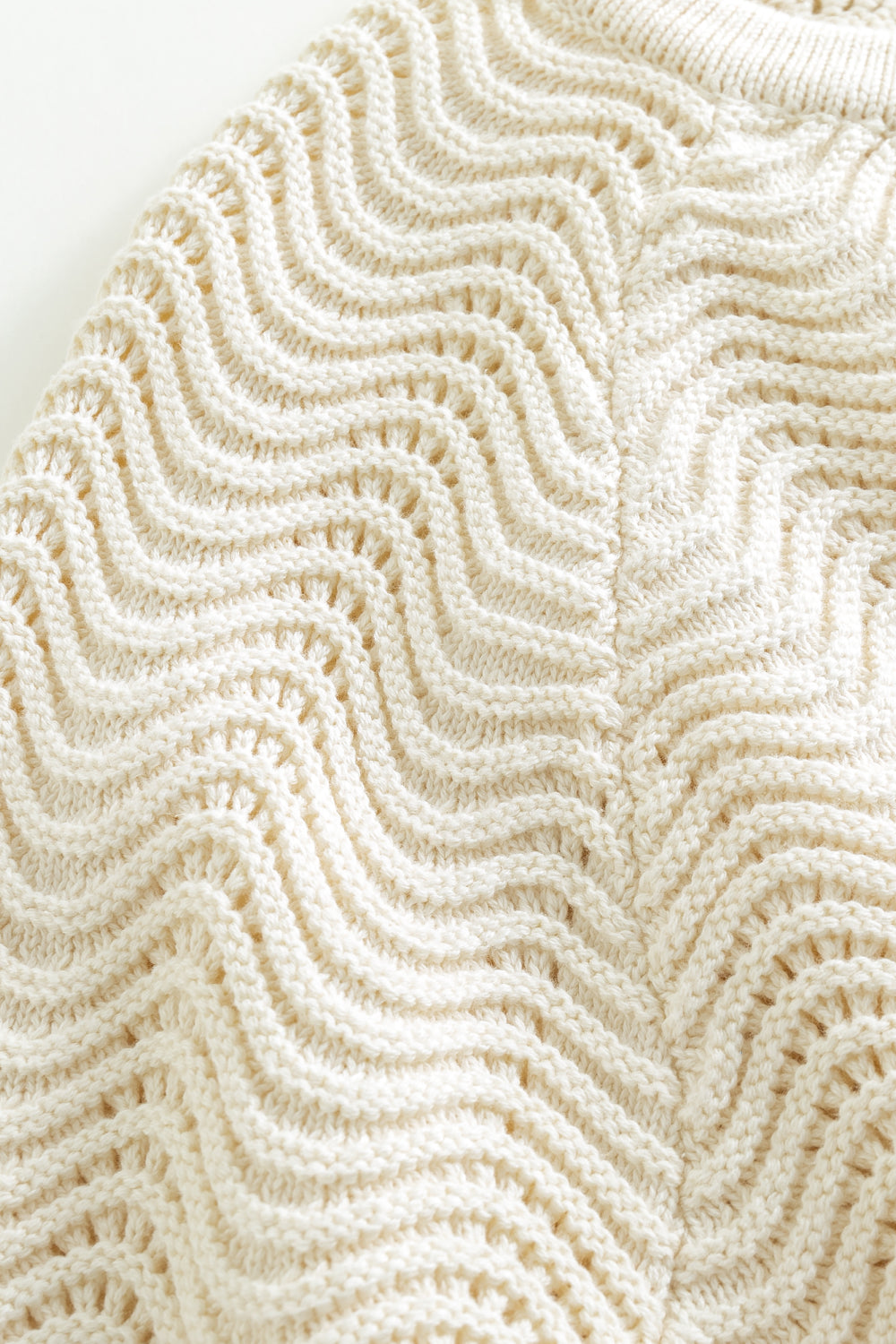 Ivory Shale Stitch T-Shirt