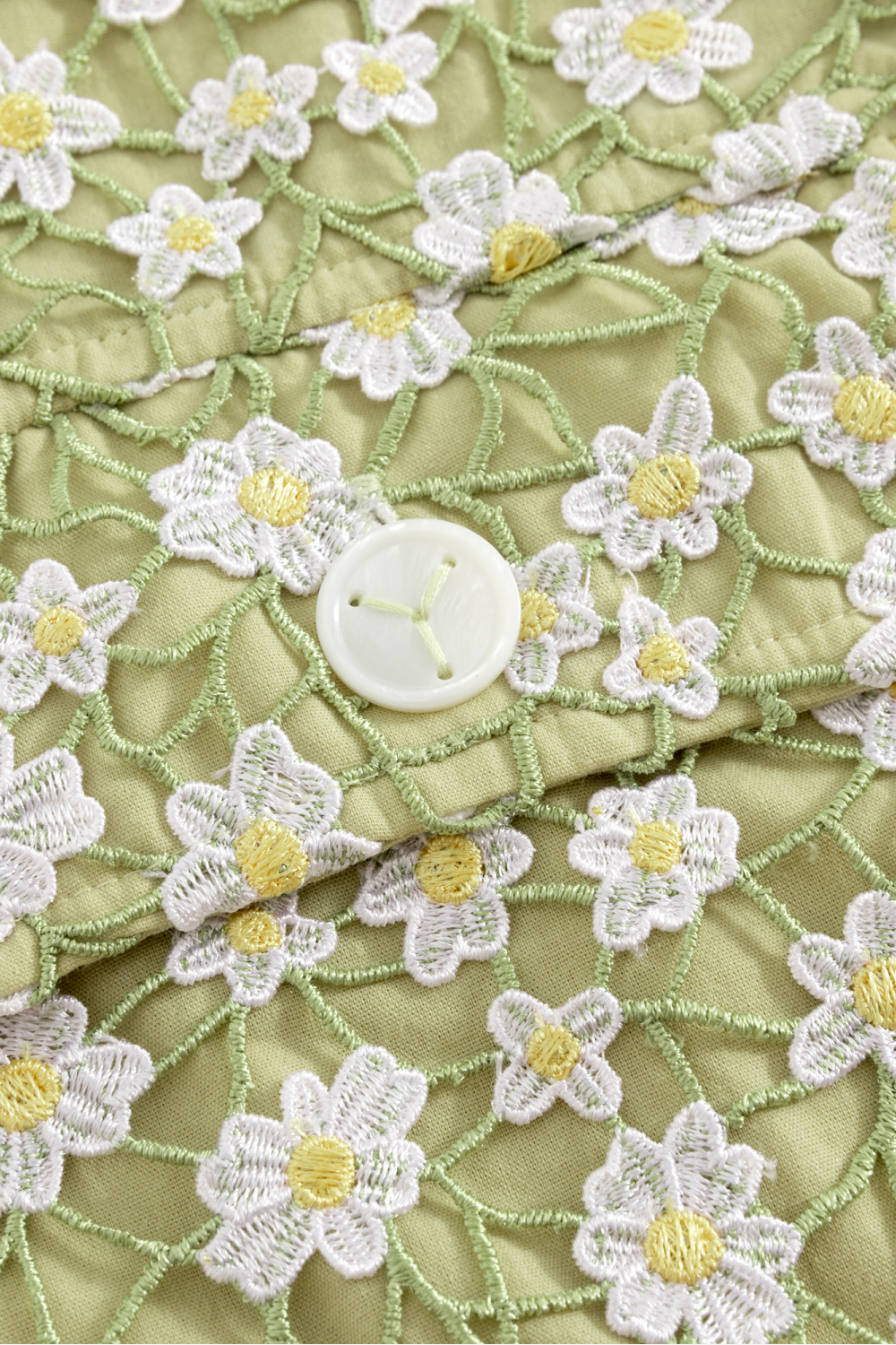 Daisy Bloom Guipure Shirt