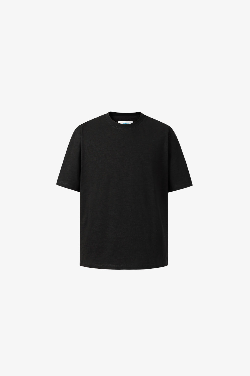 Wabi Cotton Slub Tee - Black