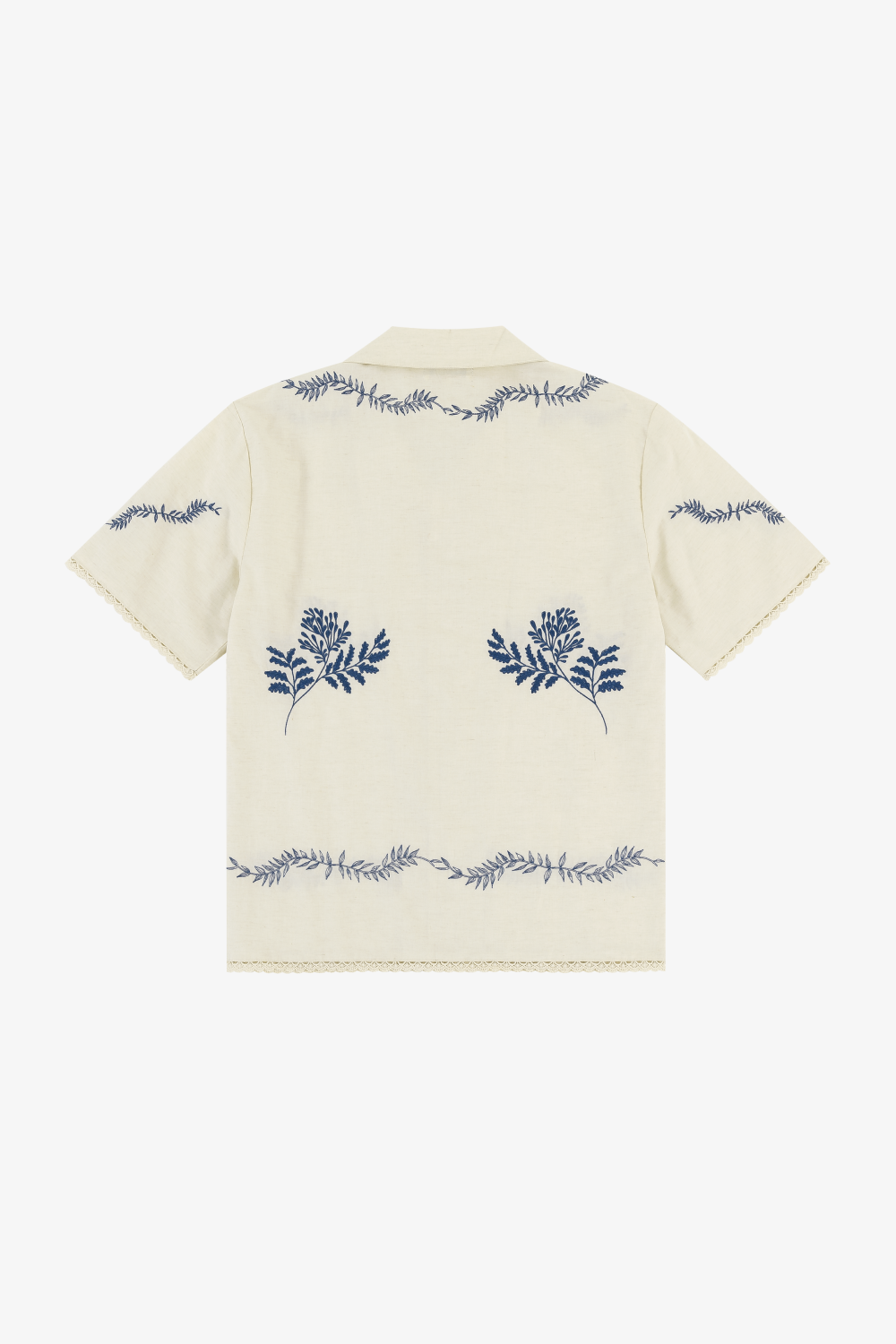 Blue Stitching Shirt