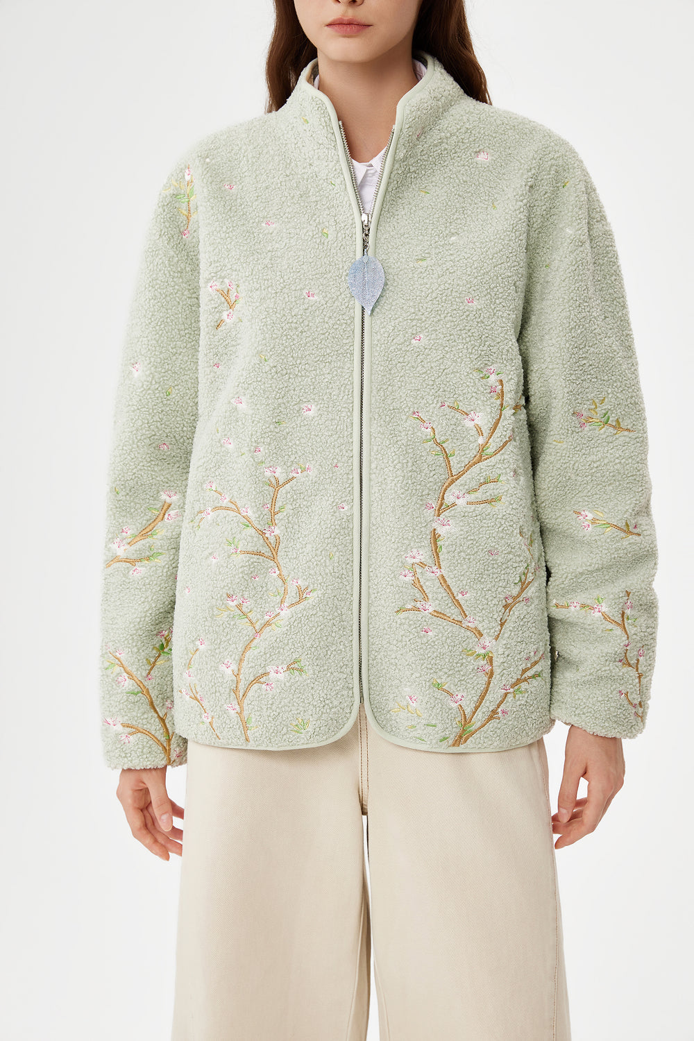 Hanami Embroidery Fleece