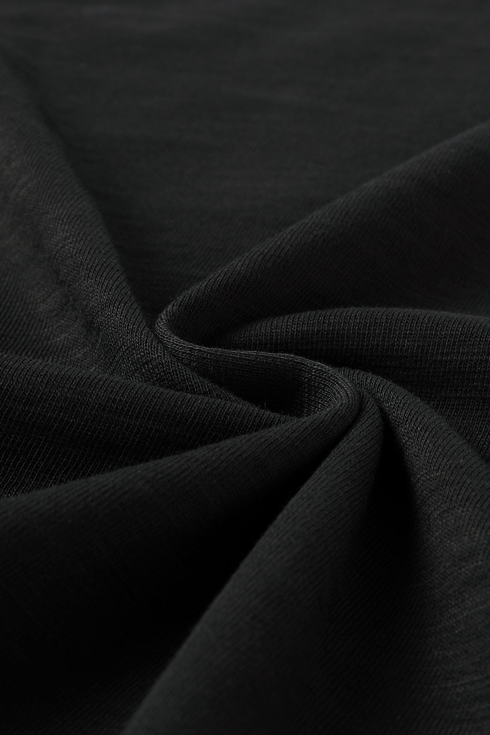 Close-up of black fabric.