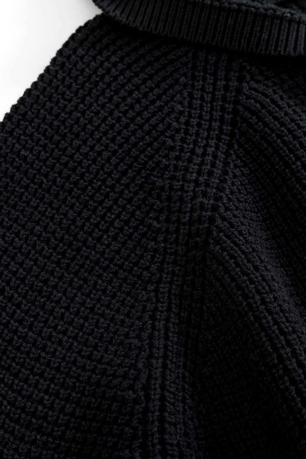 Waffle Knit Zip Hoodie