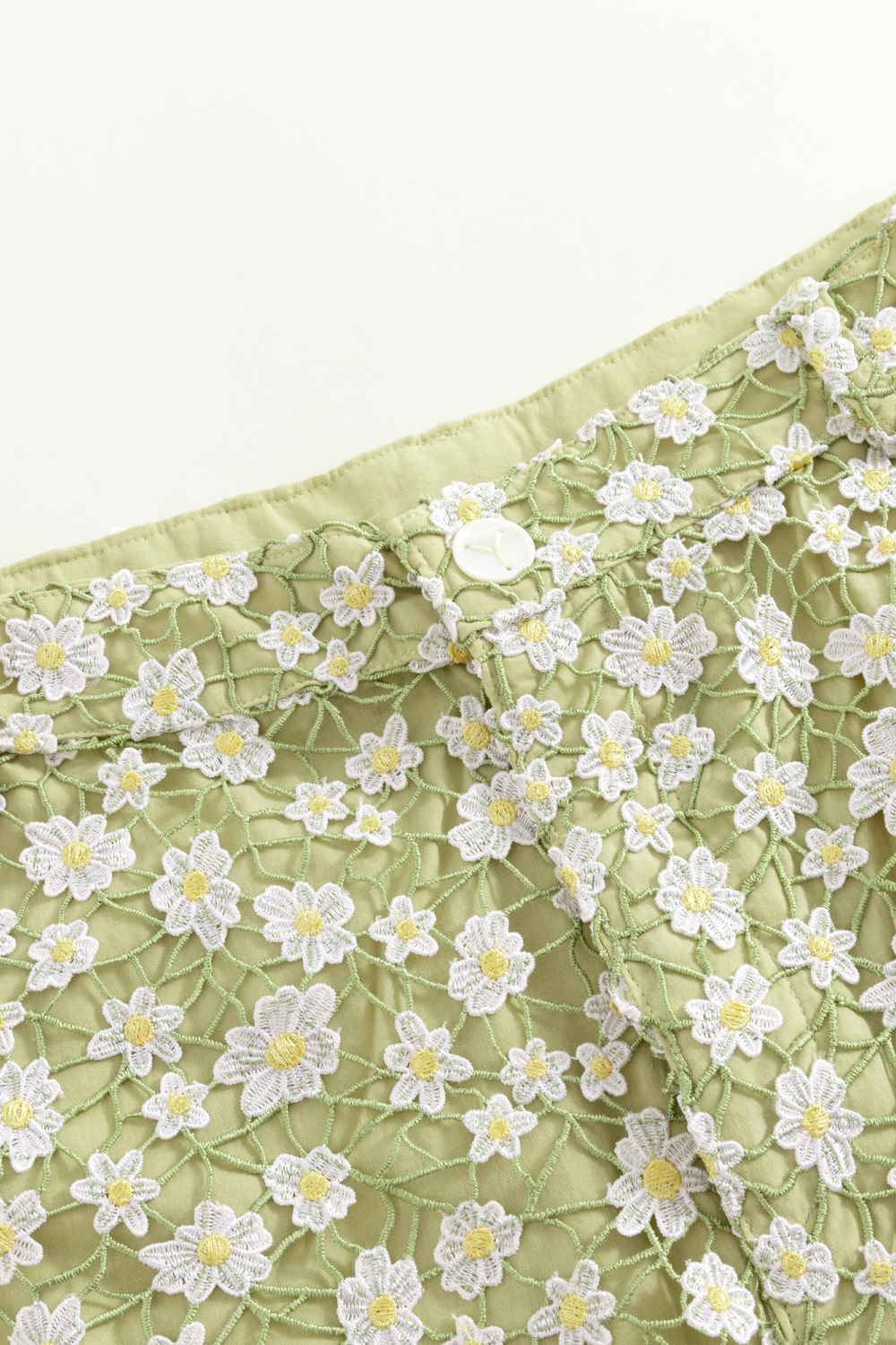 Daisy Bloom Guipure Shorts
