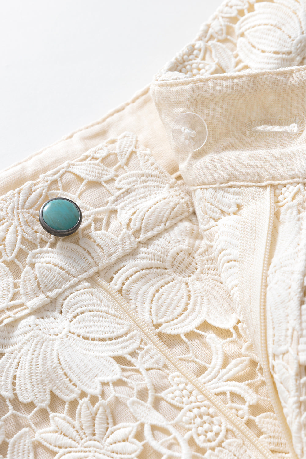 Floral Guipure Pants