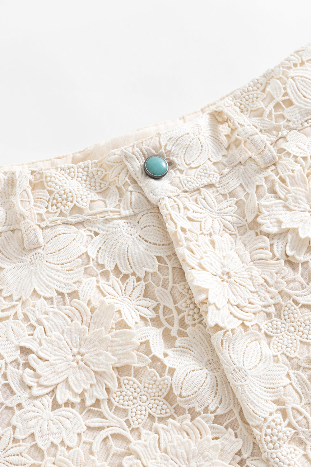 Floral Guipure Pants