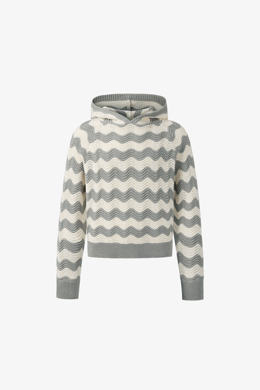 Grey Shale Stitch Hoodie