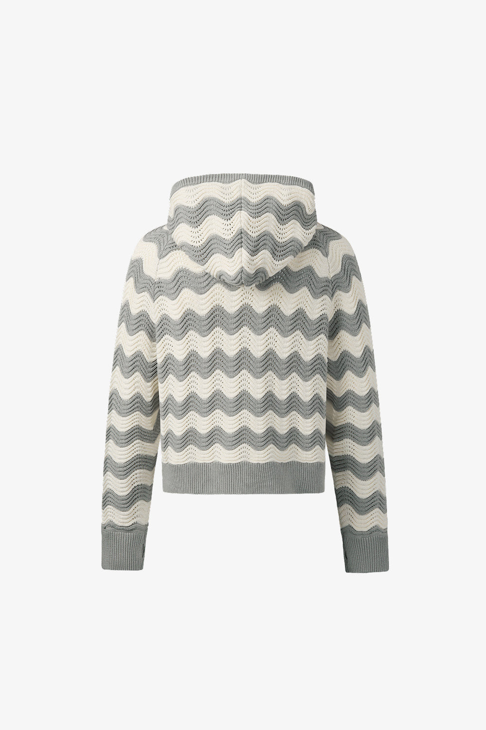 Grey Shale Stitch Hoodie