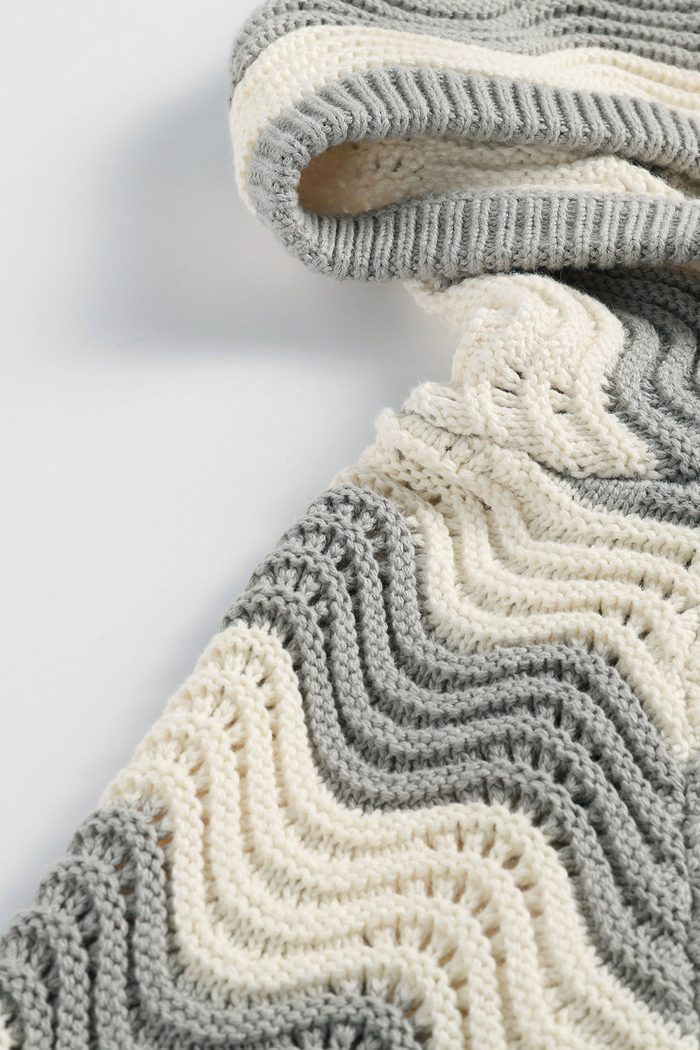 Grey Shale Stitch Hoodie