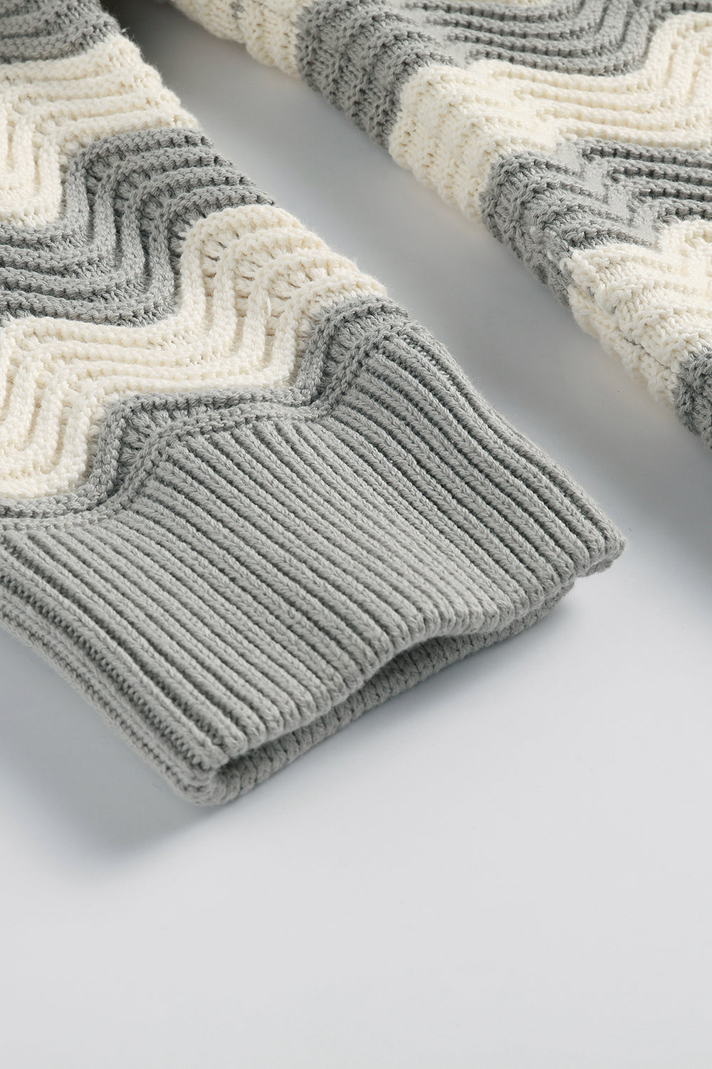 Grey Shale Stitch Hoodie