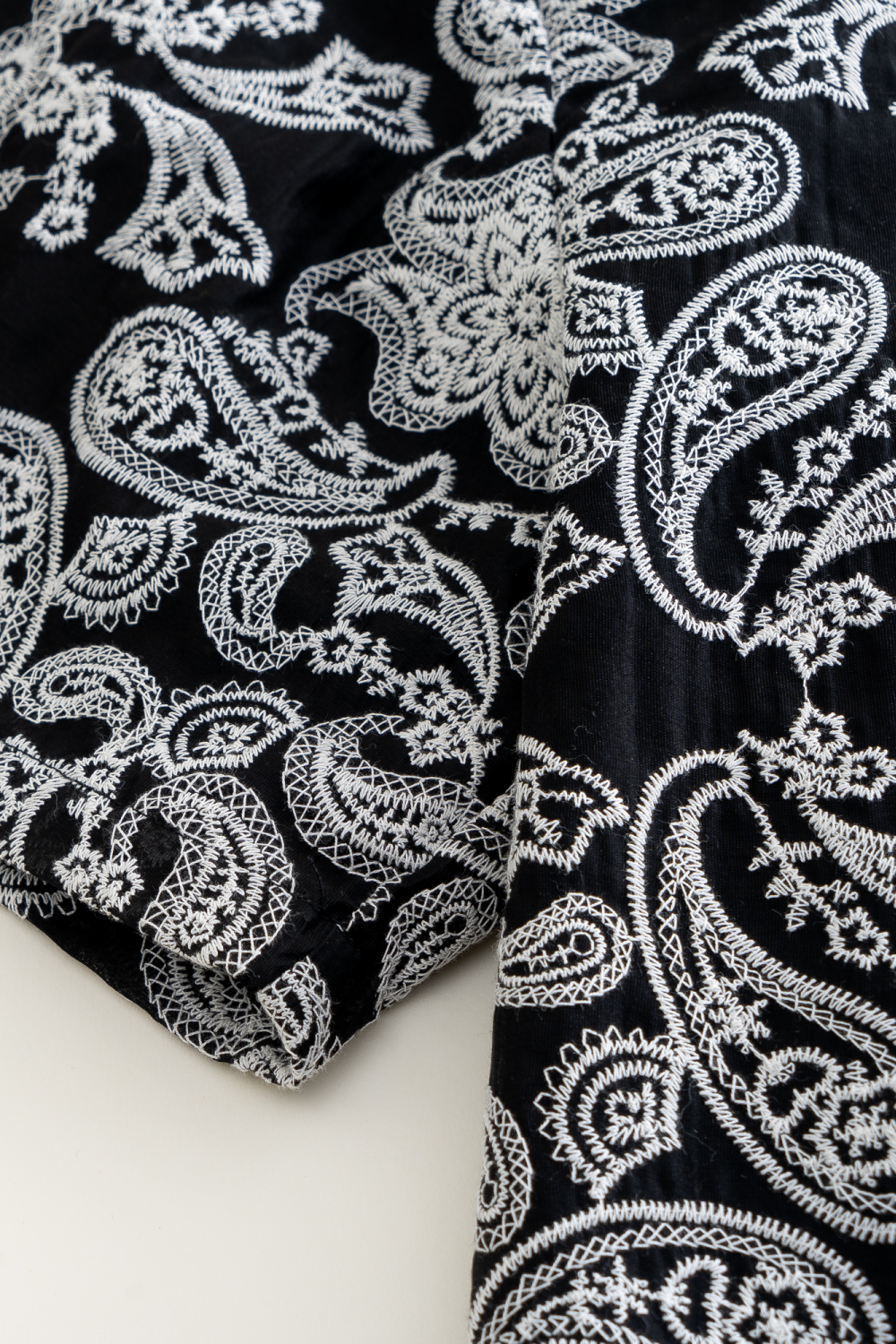 Paisley Embroidery Shirt