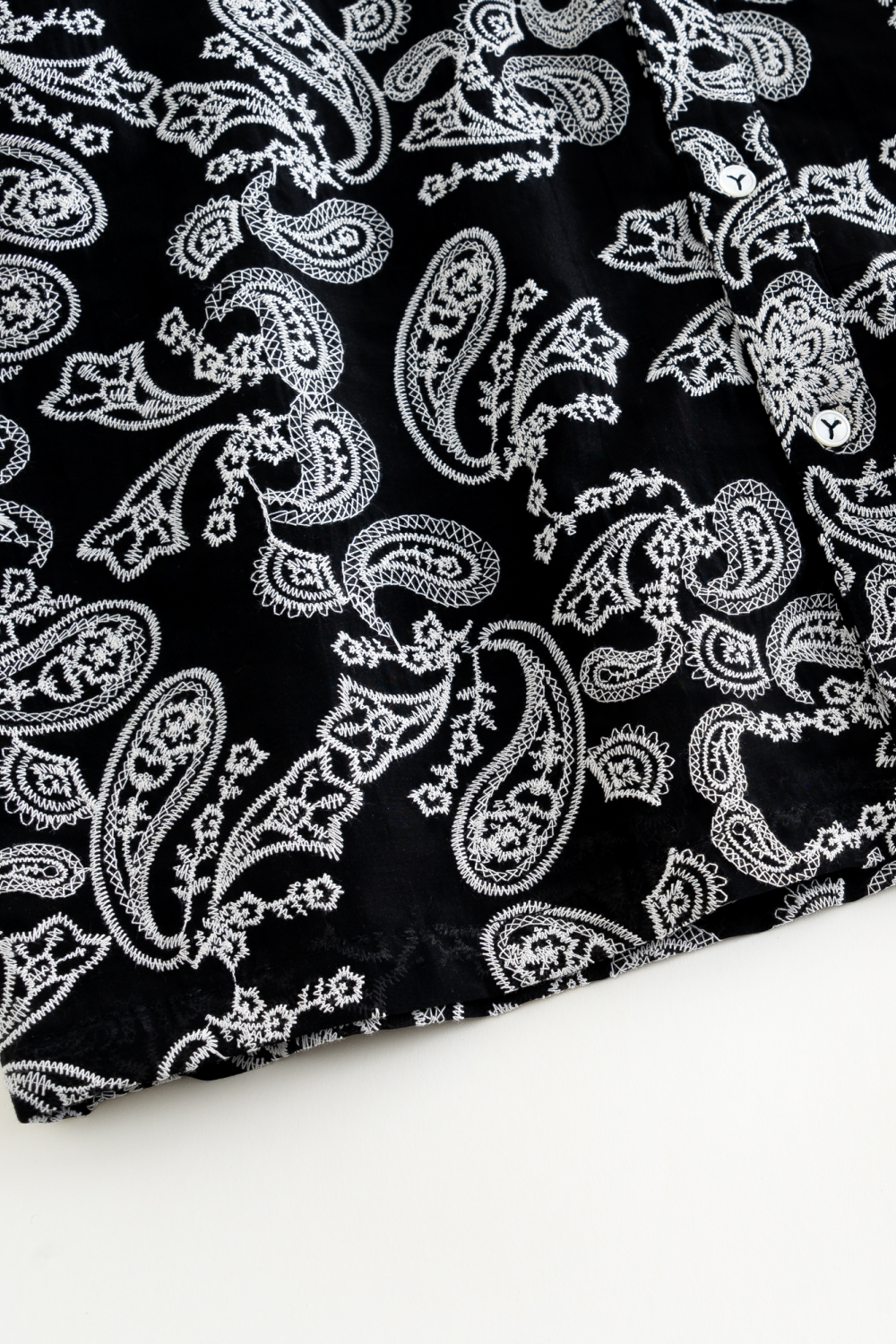 Paisley Embroidery Shirt