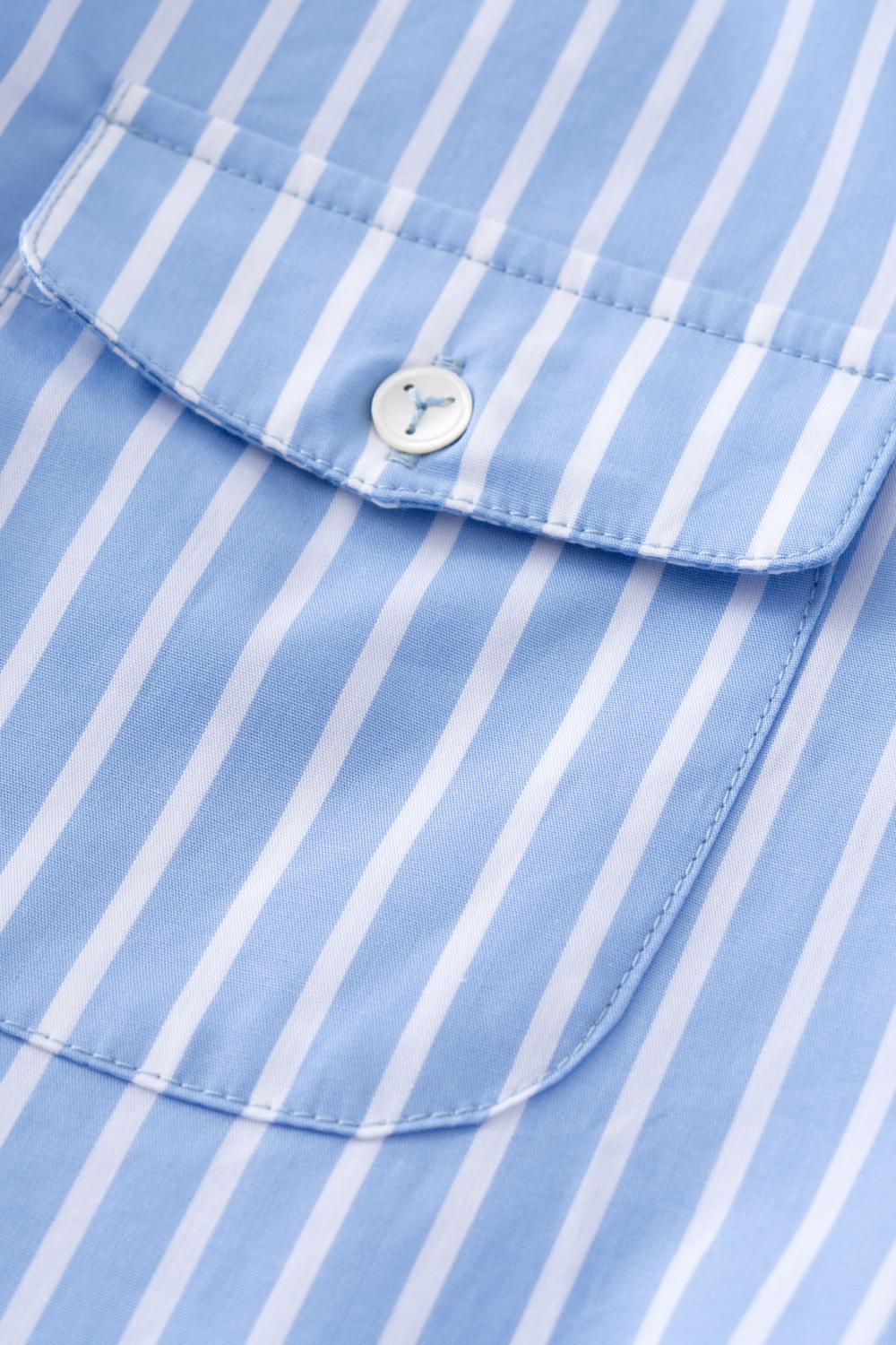 Vertical Stripe Button-Up