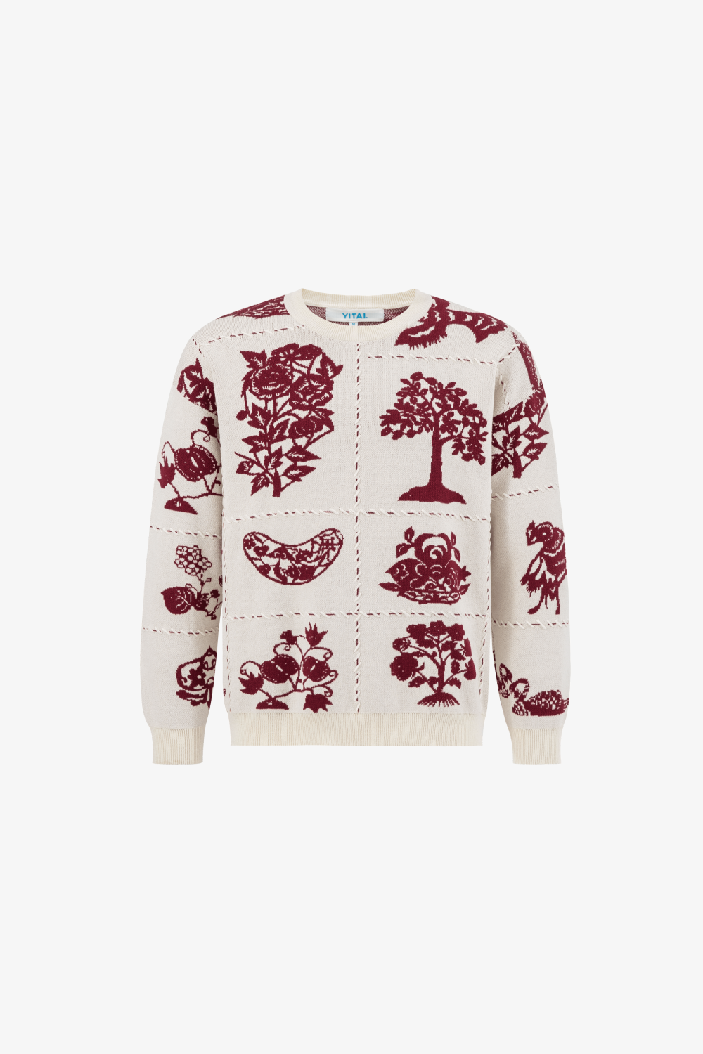 Folk Garden Knit Sweater