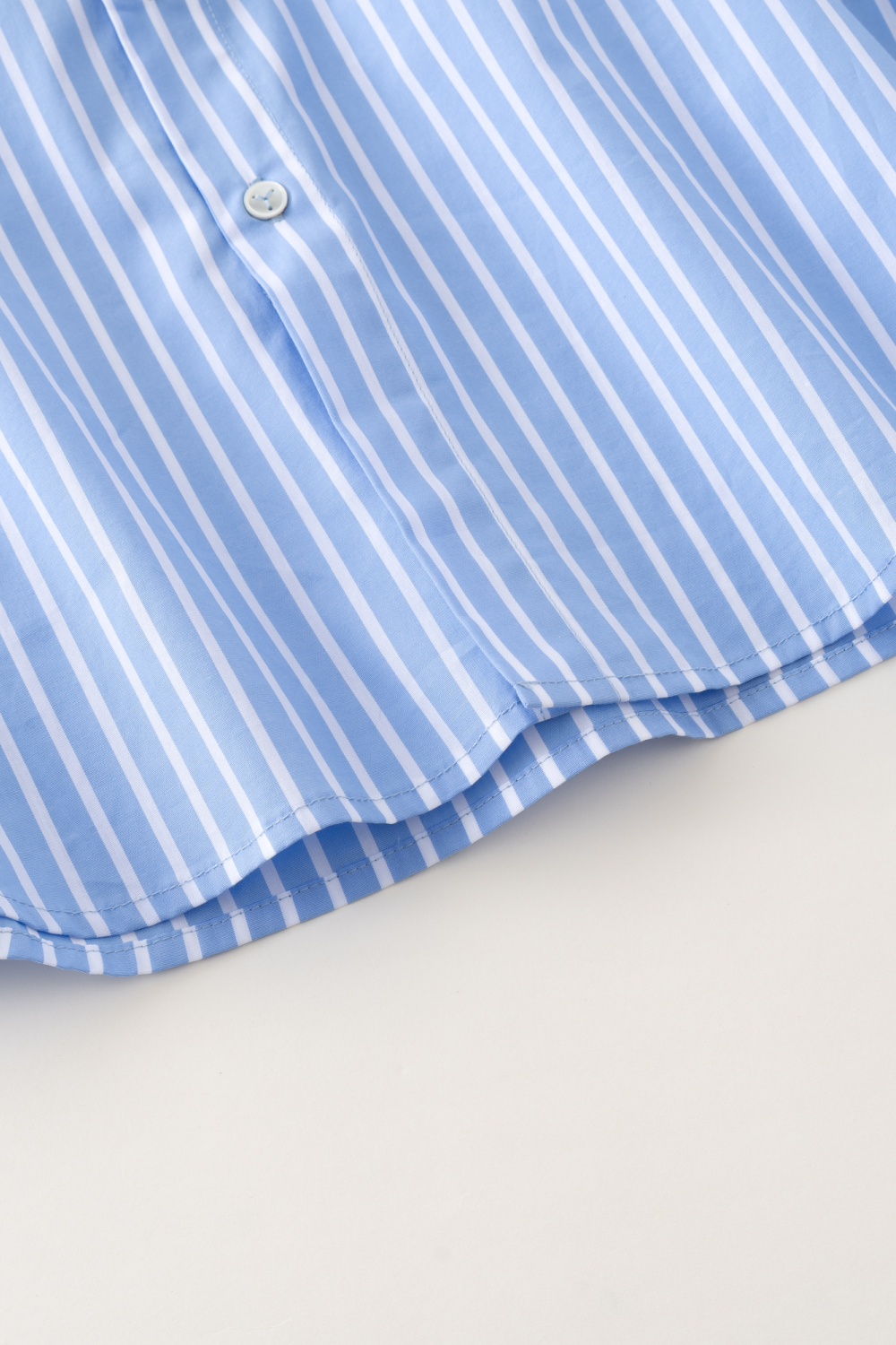Vertical Stripe Button-Up