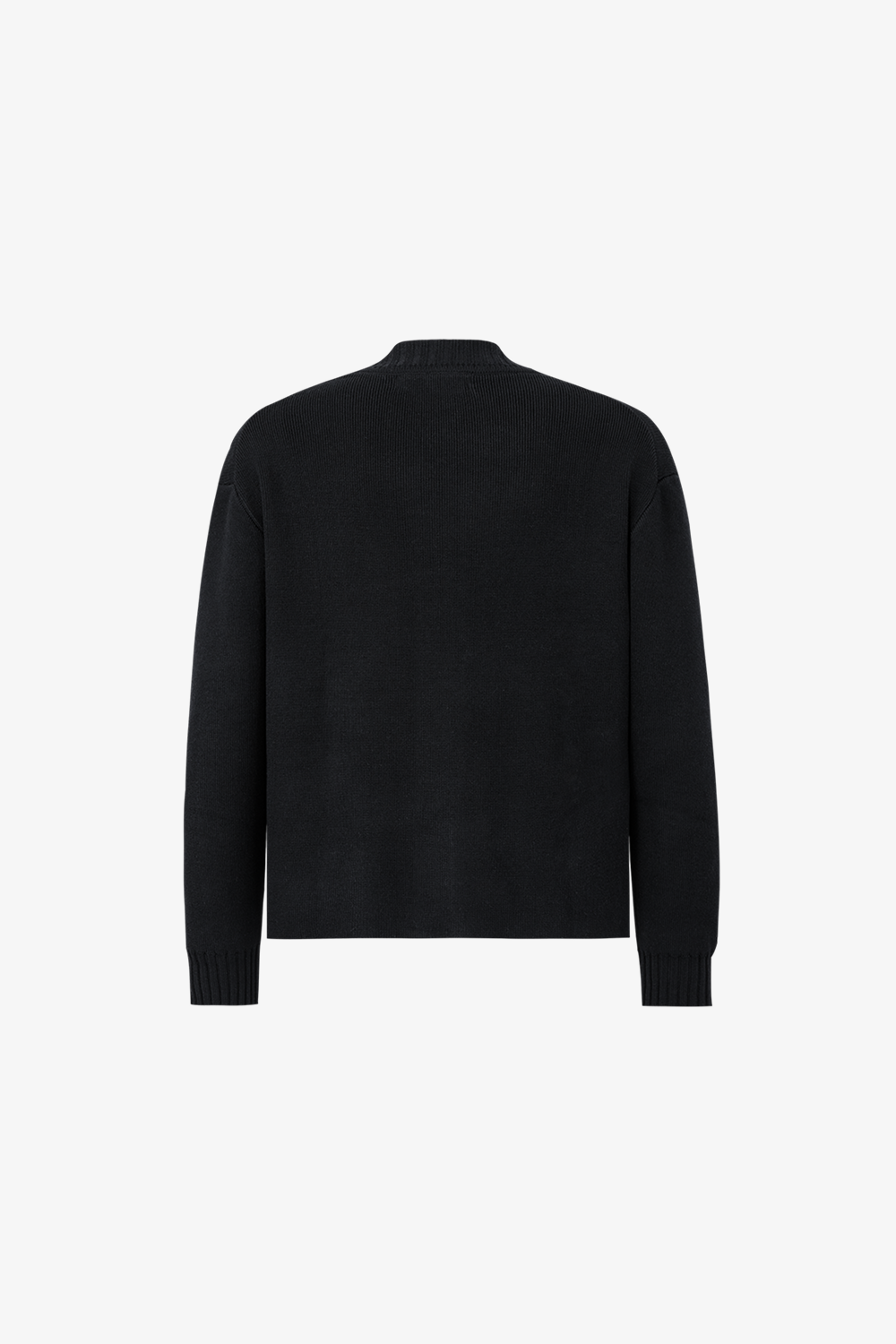 Classic Black Knit Cardigan