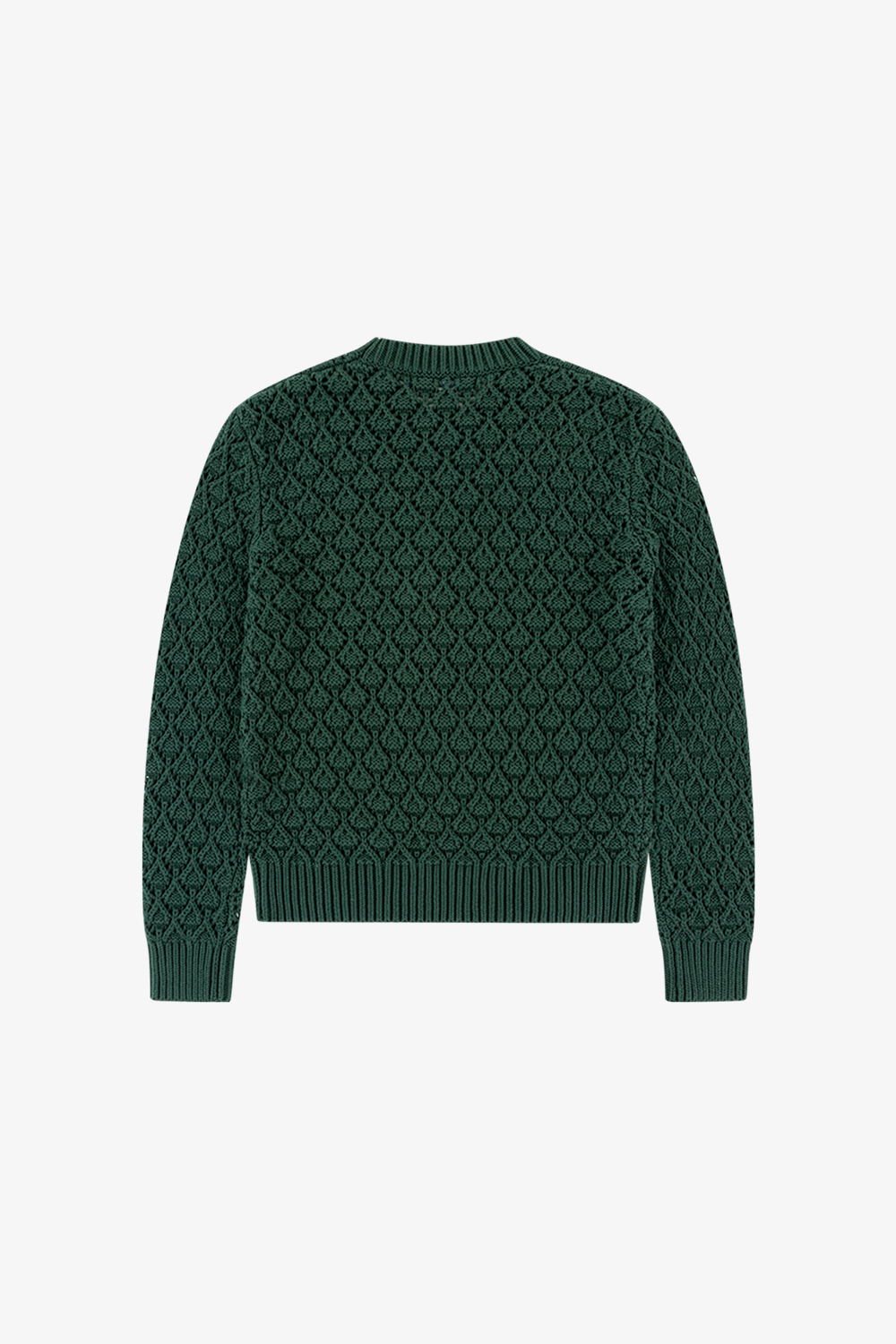 Forest Diamond Knit Sweater