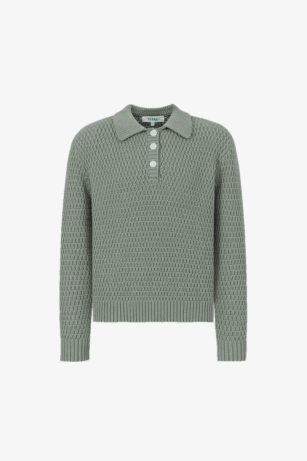 Knit Polo Sweater