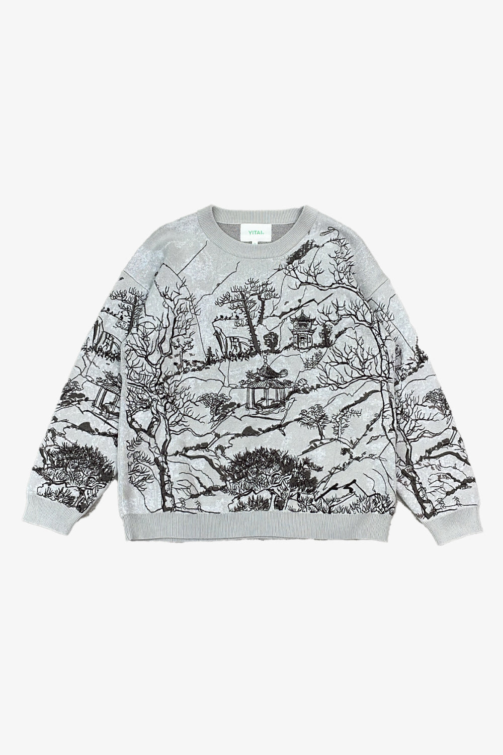 Chinoiserie Embroidered Sweater