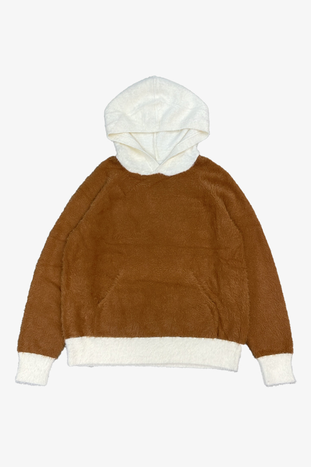 Coffee Mohair Hoodie