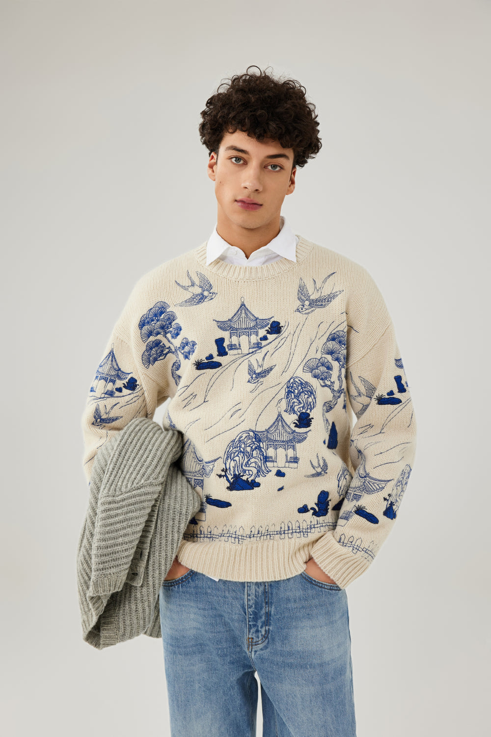 Fine China Sweater