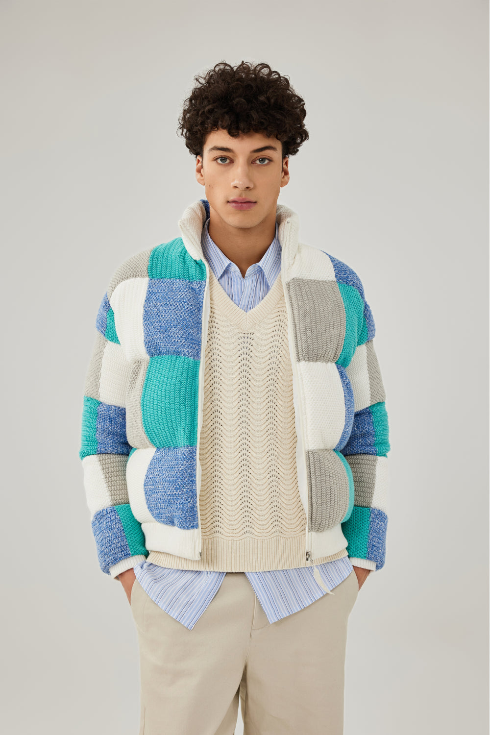 KnitWork Patchwork Puffer