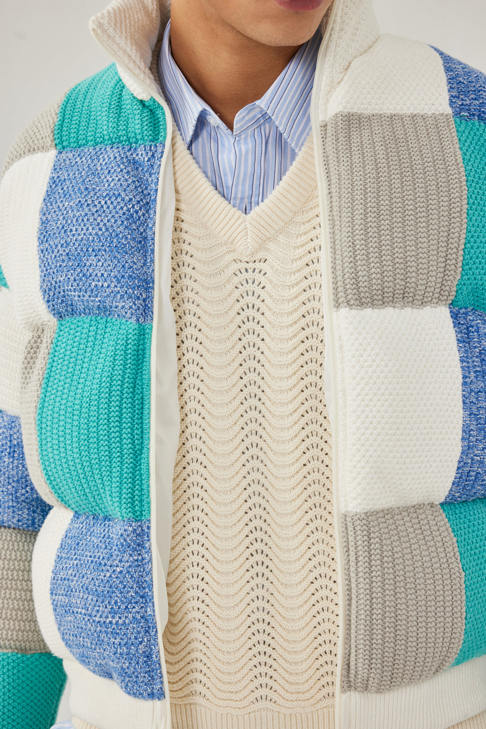 KnitWork Patchwork Puffer