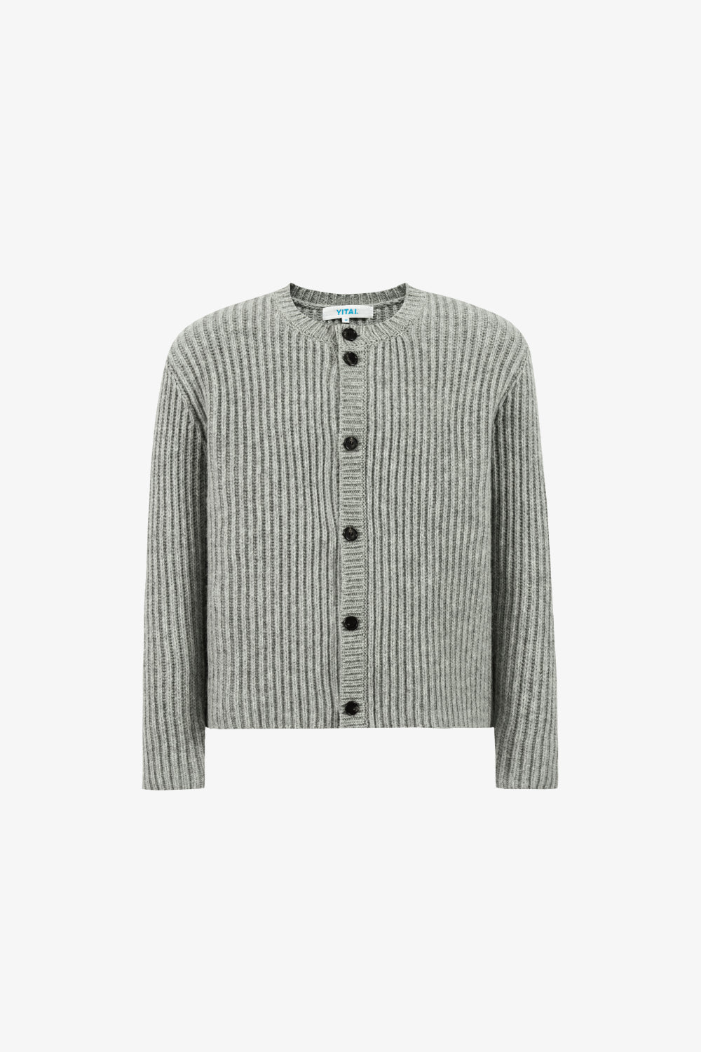 Ribbed Wool Cardigan