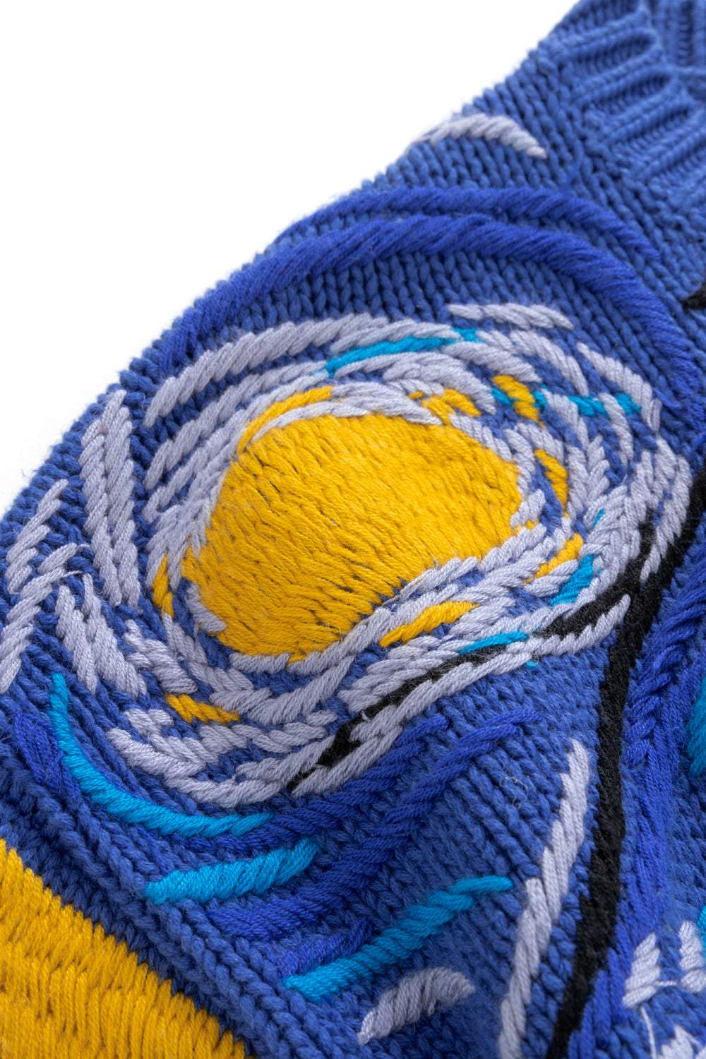 Starry Night Embroidery Sweater