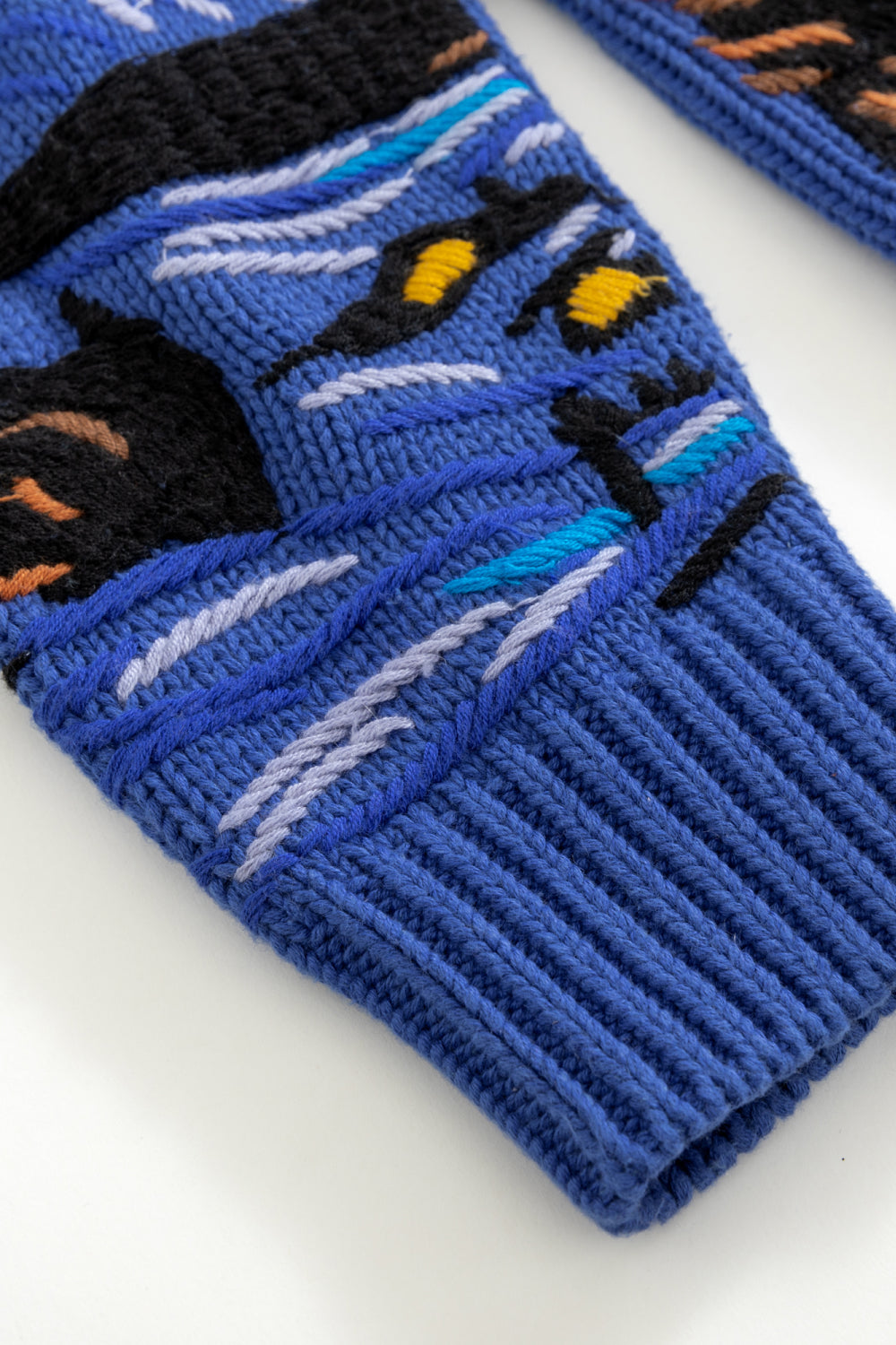 Starry Night Embroidery Sweater