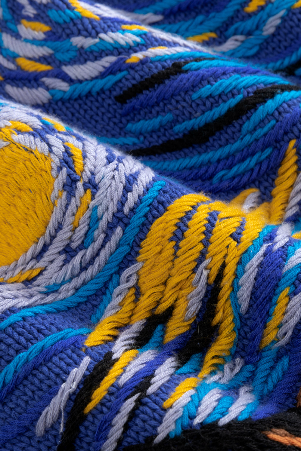 Starry Night Embroidery Sweater